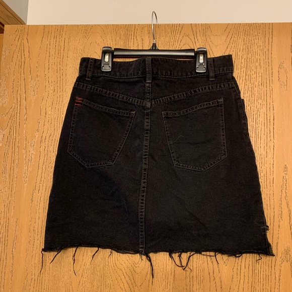 Urban Outfitters Black Denim Mini Skirt - Picture 3 of 6